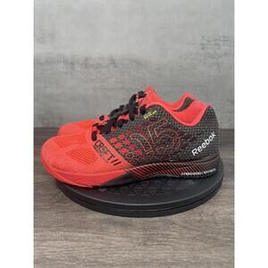 Reebok Nano Crossfit Shoes Womens Size 5 Black Red CR5FT Athletic Trainer Workou